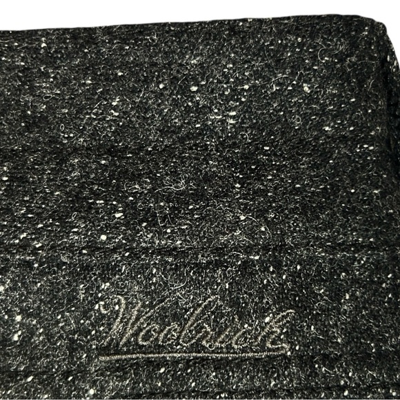 WOOLRICH Woodlyn Mini Skirt sz 16 Onyx Gray Wool Blend Pockets Fall Winter 5063 - Picture 10 of 11